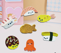 Patch brodé créatif en tissu pour sac, décoration de vêtements, étiquette adhésive DIY, vente en gros