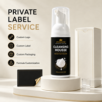 Mousse Nettoyante Préparatoire Sans Alcool pour Perruques à Marque Blanche, Nettoyant pour Cuir Chevelu et Ligne Capillaire pour Adhésif de Perruque en Dentelle, Fabricant OEM