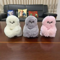Peluche Hibou Électrique avec Capteur Tactile Sonore - Doux et Moelleux, Remplissage Coton PP, Oiseau en Peluche qui Imiter la Voix et Tourne la Tête, Cadeau pour Enfants