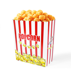 Cá nhân hoá tùy chỉnh in dùng một lần bỏng ngô bao bì hộp giấy cho Cinema bỏng ngô hộp Snack - Product Image 2