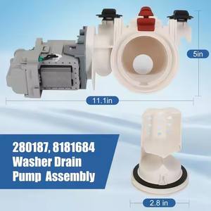 WP280187 غسالة ملابس للحمل الأمامي تجميع ، ، ، 60Hz 0.95A ، مضخة غسالة - Product Image 5