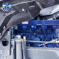 Châssis de camion diesel d'occasion TX 4X2 6 roues, conduite à gauche, véhicule de livraison urbaine lourd, boîte de vitesses Weichai FAST, suspension pneumatique