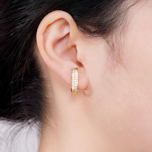 Orecchini Rotondi Cavi per Donne, Accessorio Semplice per Uso Quotidiano, Gioiello di Moda per Outfit - Product Image 5