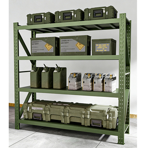 En Stock: Estanterías Metálicas Industriales Ajustables de 200 kg, Resistentes, para Almacenamiento en Almacenes - Product Image 6