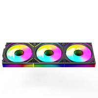Ventilateur de boîtier Interstellar V2 120 mm PWM avec miroir infini central, éclairage ARGB en chaîne, ventilateur de refroidissement du châssis pour PC de bureau