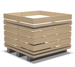 Présentoirs en bois pour produits écologiques en vrac - Product Image 1