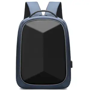 Light Blue Kids School Bag 2024 College Smart Mochilas Wholesale Usb 16 Laptop Computer Backpack For Men
