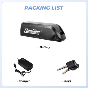 <span class=keywords><strong>Batterie</strong></span> de vélo électrique Chamrider 3500Mah, <span class=keywords><strong>porte</strong></span>-bagages Hailong, <span class=keywords><strong>36V</strong></span> 20Ah 25Kwh pour vélo électrique, <span class=keywords><strong>batterie</strong></span> de vélo électrique - Product Image 3