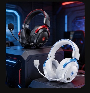Cuffie Gaming Wireless Sades 4 Modalità BT V6.0 Surround 7.1 Driver Dinamico da 50mm Over-Ear 2000mA 27ms AI ANC ENC per E-sports - Product Image 6