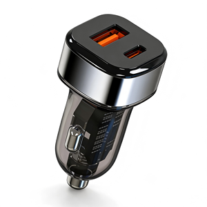 <span class=keywords><strong>Cargador</strong></span> de Coche de Carga Rápida con Doble Puerto USB-A+USB-C, PD <span class=keywords><strong>30W</strong></span> QC 3.0 9V2A, Mini, para iPhone, <span class=keywords><strong>OPPO</strong></span>, Xiaomi, en Oferta - Product Image 3