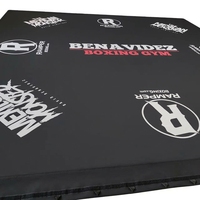 Tapis de ring de boxe professionnel, tapis de ring épaissi antichoc, surface en toile antidérapante, tapis de ring pour centre de fitness et entraînement