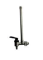 Filtre à eau directe de 2,25 gallons, seau en acier inoxydable pour l'extérieur, purificateur d'eau pour le camping, filtre à gravité à haut débit