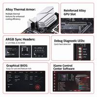 Carte mère B760M-G WIFI LGA1700 DDR4 compatible avec les processeurs de 14e, 13e et 12e génération, emplacement PCIe 5.0 X16, WiFi 6, LAN 2.5G, Micro ATX, PC de jeu