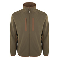 Vente en gros Veste softshell grise respirante, imperméable et chaude pour hommes, à ourlet réglable, chasseur personnalisée OEM