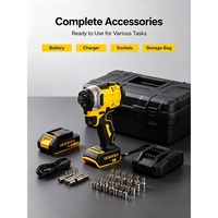 Visseuse à chocs professionnelle compacte sans balais, à batterie, couple élevé, rechargeable, pour le bricolage, la menuiserie et la construction