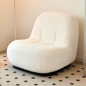 Sillón Individual Estilo Nórdico, Puff de Tela Suave, Silla para Sala de Estar, Diseño de Lujo Ligero - Product Image 3
