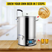 Système de brassage électrique 60L pour la fabrication de bière à domicile, équipement de brasserie artisanale, machine à bière, brassoir tout-en-un, microbrasserie électrique