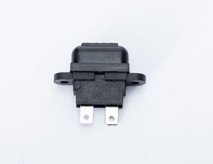 Высокопроизводительный пластиковый держатель предохранителей 25 кА, черный, с центральным отверстием, средний размер, для автомобильных предохранителей, с дополнительной крышкой - Product Image 5