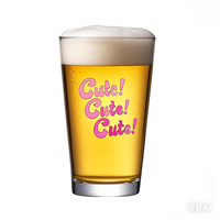 Offre Spéciale 480ml 16oz Style classique bière pinte verre Logo personnalisé Transparent Direct boire pour l'eau bière café