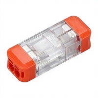 Connecteur de câblage rapide, connecteur de raccordement de fils enfichable, borne de raccordement rectangulaire pour l'électronique d'éclairage
