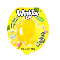 Bonbons Géants Gommeux au Citron Pelables Conformes US/UE Certifiés BRC SMETA 135g Qualité Premium Massives en Vrac