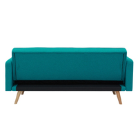 Modernes Nordisches Stoff-Klappsofa mit Klick-Klack-Mechanismus, Samt-Schlafsofa, Couch-Sessel für Wohnzimmer, Schlafzimmer, Apartment