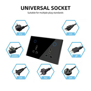 Умная розетка Tuya, настенная розетка, Умный интеллектуальный Wi-Fi, умный дом с 2 розетками переменного тока, 2 USB Type-C, зарядное устройство <span class=keywords><strong>Wifi</strong></span>/Zigbee 16A 15A - Product Image 4
