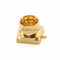 Conector SMP RF para Estación Base 5G, Conector SMP de Montaje Superficial para PCB, Conector SMP de Latón Chapado en Oro