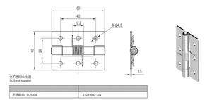 स्वचालित दरवाजा बंद करने के साथ 304 स्टेनलेस स्टील - Product Image 5