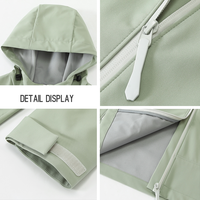 Vestes de randonnée respirantes Vestes personnalisées Logo personnalisé Vestes softshell coupe-vent de sport décontractées