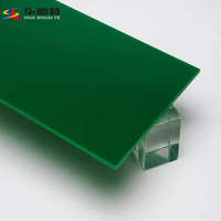 Plaques en acrylique coulé fluorescent de haute qualité HUASHUAITE, 6 mm d'épaisseur, rouge, vert, orange