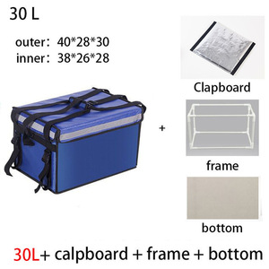 Cooler Bag Car Ice Pack Insulated Thermal Lunch Pizza Bag Fresh Food Delivery <b>Container</b> <b>Refrigerator</b> Bag - Product Image 4