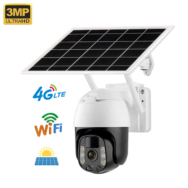 OEM/ODM Outdoor Solar 4G Security Camera System Wireless 360 Panoramic PIR Motion Sensor Tuya Wifi CCTV IP Camera