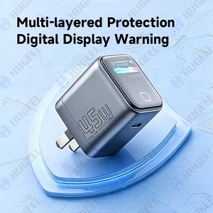 <span class=keywords><strong>Chargeur</strong></span> USB C GaN 45W à chargement rapide, adaptateur mural USB <span class=keywords><strong>avec</strong></span> affichage intelligent pour téléphone et tablette, <span class=keywords><strong>chargeur</strong></span> Type C, produit tendance sur TikTok - Product Image 4