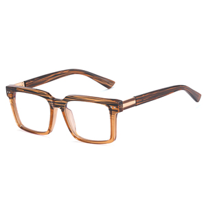 MS 93501 Lunettes de vue carrées pour hommes <span class=keywords><strong>les</strong></span> plus vendues, monture optique TR90+CP anti-lumière bleue, design rayé, Gafas - Product Image 5