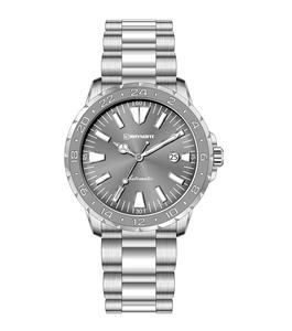 Montre de plongée automatique Miyota 9015 en acier inoxydable avec lunette blanche, cadran bleu-noir gris froid et chaud, aiguilles luminescentes, 300m - Product Image 4