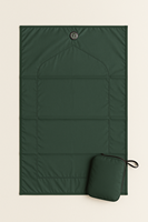 Tapis de prière en polyester léger portable tapis de voyage pliable de style simple avec sac de transport étanche