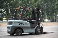 Chariot élévateur électrique à faible entretien avec capacité de 3,5T, hauteur de levage de 6m, options personnalisables, neuf