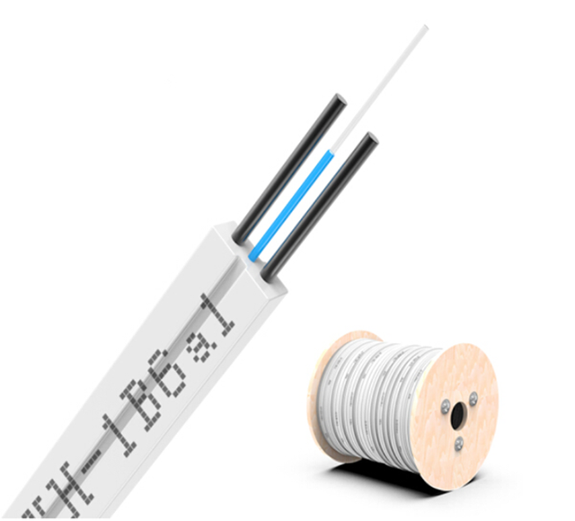 Optic Fibre Cable 1 2 4 6 8 12Core Indoor Outdoor Fiber Optic Drop Cable With Steel Wire or FRP Price Fiber Optic Cable