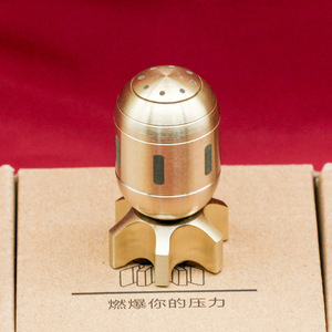 Creative Simulated <b>Mini</b> Torpedo Hand Finger Spinner Anti-stress Relief Toy Adults Office Travel Decompression Gyro Gift - Product Image 2