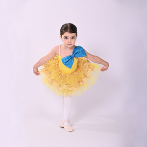 Enfants Ballet Danse Porter <span class=keywords><strong>Tutu</strong></span> Filles Jaune Couleur Princesse <span class=keywords><strong>Tutu</strong></span> <span class=keywords><strong>Jupe</strong></span> Costumes Enfants Scène Porter pour la Performance et la Fête - Product Image 6