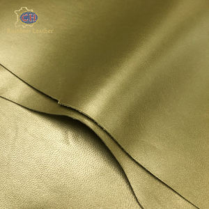 सोने के बालों की भेड़ nappa चमड़े की चमड़ी हुई चमड़ी अनाज भेड़ चमड़े - Product Image 4