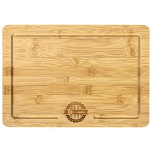 Planche à découper magnétique en bambou Hua Song 34x24x1.5cm pour grillades et cuisson en extérieur - Product Image 5