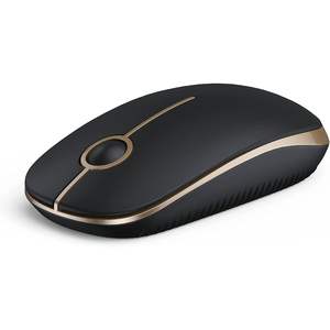 Vssoplor Wireless <b>Mouse</b> 2.4G UltraThin Slim Portable Optical Ergonomic Design Laptop Notebook Quiet <b>Silent</b> Nano Type-C Receiver - Product Image 1