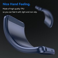 Coque de téléphone en fibre de carbone souple en TPU mat et silicone pour Google Pixel 2 3A 4 4A 5G 5 XL, coque arrière pour Pixel 6A 7 7A 8 Pro 9 Pro XL