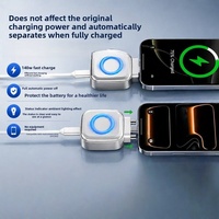 Adaptateur de charge magnétique USB-C 140W intelligent à arrêt automatique et éjection automatique pour ordinateur portable et téléphone avec protection multi-niveaux