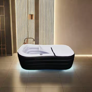 Bañera Inflable Plegable Portátil con Logotipo Personalizado para Adultos, Bañera Ovalada de PVC para Baños de Hielo, Ducha y Hidromasaje - Product Image 5