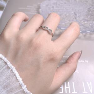 Пользовательские 8 Формы Кольцо Циркон Обручальное неограниченное кольцо 925 стерлингового серебра женщин - Product Image 5