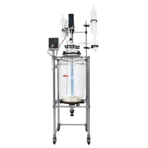 Customizable 20L 50L 80L 100L 200L Jacketed Glass Reactor