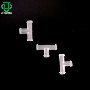 Conector Hembra Tipo T de Plástico PP de 4.0 mm Roscado Transparente para Agua, Aire, Agua Salada, Ácido Débil - Product Image 2